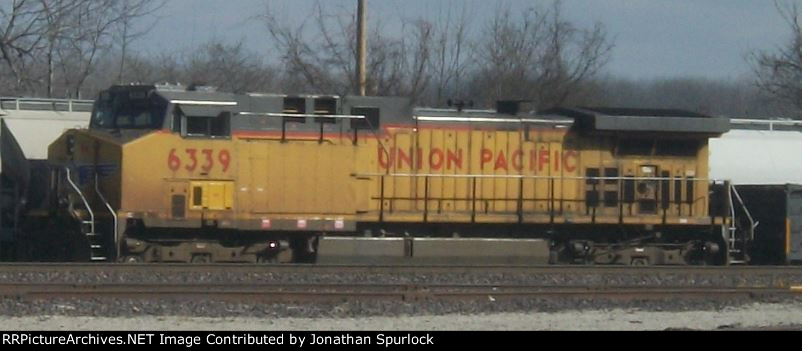 UP 6339, conductor's side  view